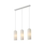 Nordlux Miella 3-Rail Pendelarmatuur Glas Wit | Geschikt voor 3x E27