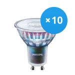 Voordeelpak 10x Philips MASTER LED Spot ExpertColor GU10 PAR16 5.5W 355lm 36D - 927 Zeer Warm Wit | Beste Kleurweergave - Dimbaar - Vervangt 50W