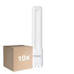 Voordeelpak 10x Noxion Lucent PL-L LED 7.9W 1000lm - 840 Koel Wit | 4-Pin - Vervangt 18W