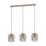 Eglo Hanglamp Romazzina Staal Geschuurd | IP20 - Geschikt voor 3x E27 