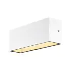 SLV Sitra L Up/Down  Wandlamp Aluminium Wit 24W 3060lm - 830-840 CCT | Buitenverlichting - IP65