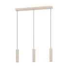 Eglo Hanglamp Caminia Staal Geschuurd 3x4.7W 3x345lm - 830 Warm Wit | IP20 - Incl. 3x GU10